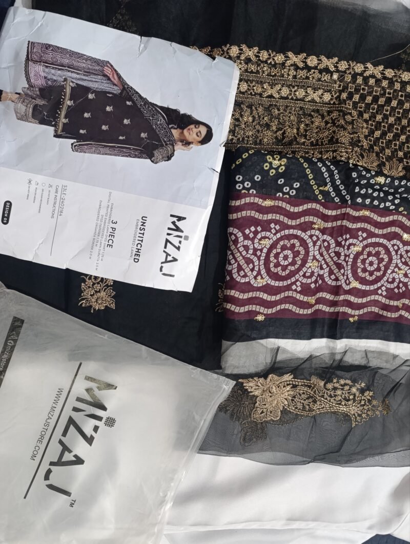 Mizaj 3 pc embroided - Image 2
