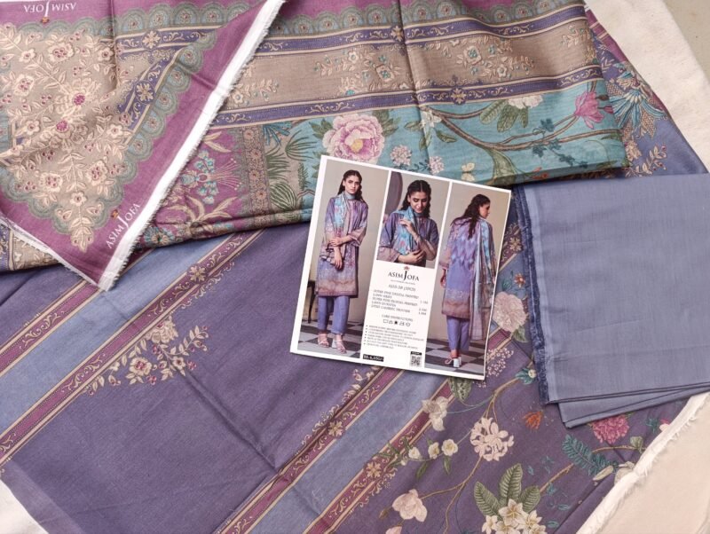 Asim jofa 3 piece lawn