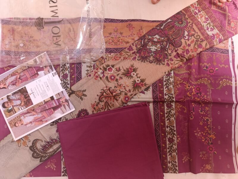 Asim jofa 3 pc lawn