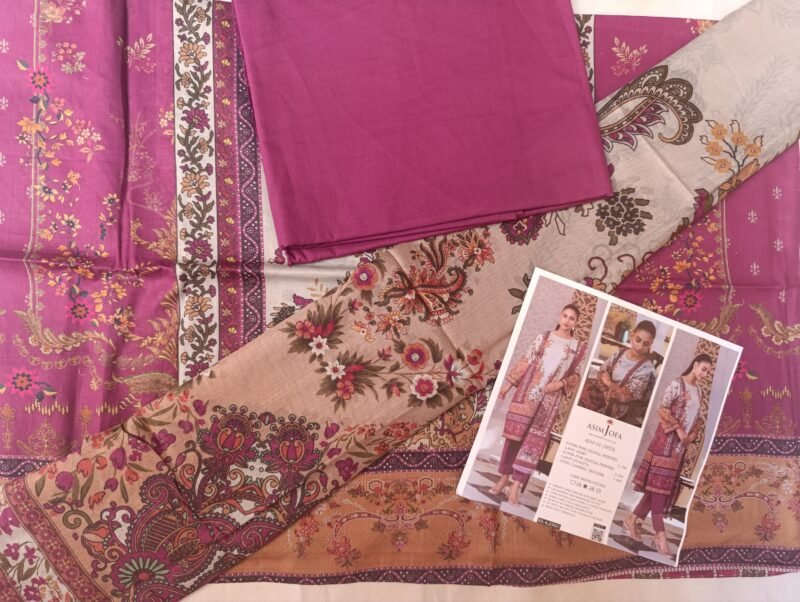 Asim jofa 3 pc lawn - Image 2
