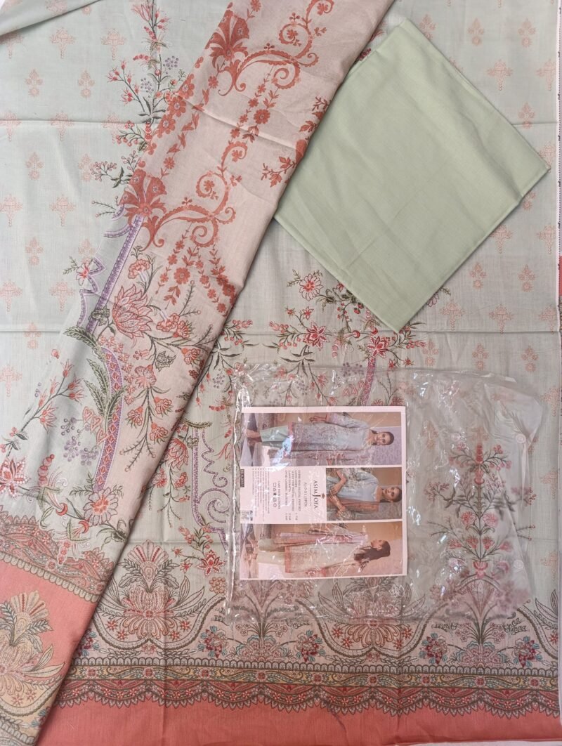 Asim jofa original 3 pc lawn suit