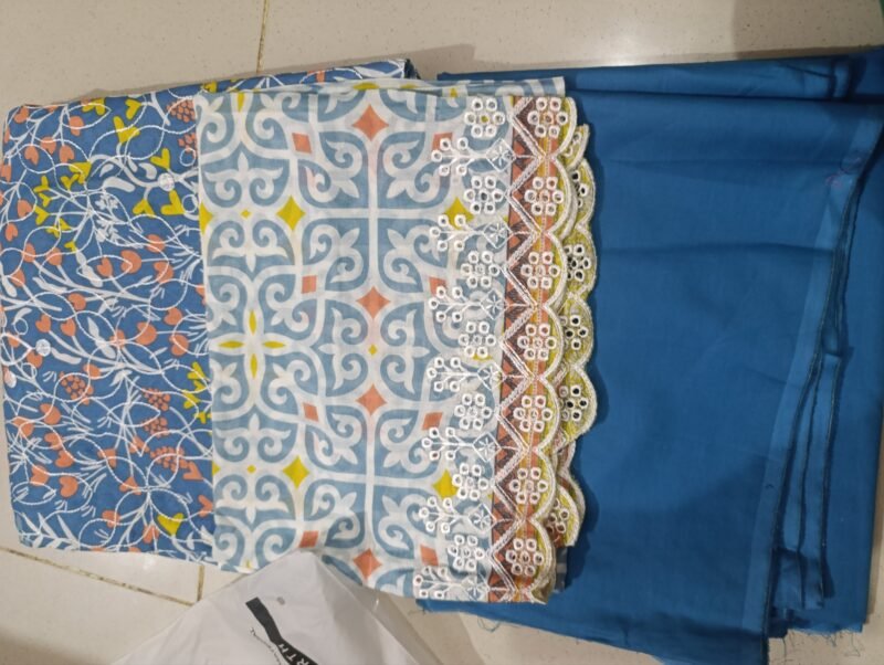 zesh embroidery 3pc suit - Image 2